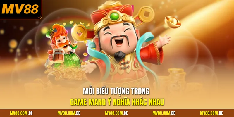 Mỗi biểu tượng trong game mang ý nghĩa khác nhau